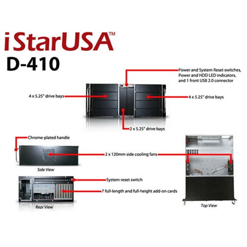 iStarUSA D-410 iStarUSAUSA 4U 10 Bays Stylish