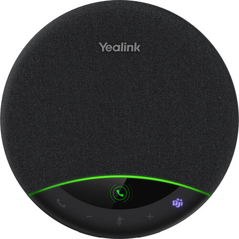 Yealink 1308173 SP96 Bluetooth Speakerphone for Conference, Teams Certified LCD Screen Smart AI Noise-Canceling