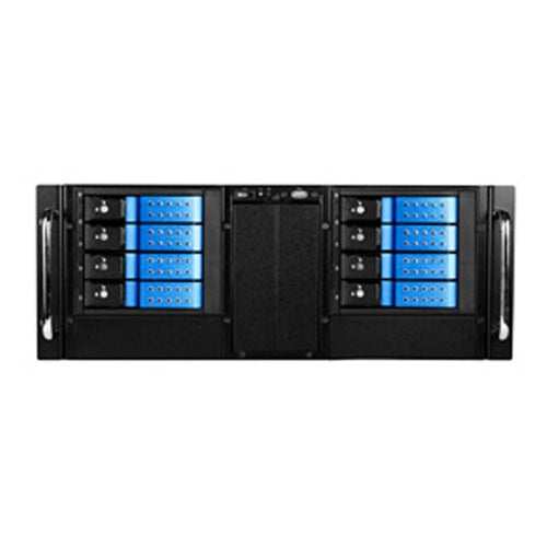 iStarUSA D410-DE8BL-225T 4U 8x3.5-lnch & 2x2.5-lnch Bays