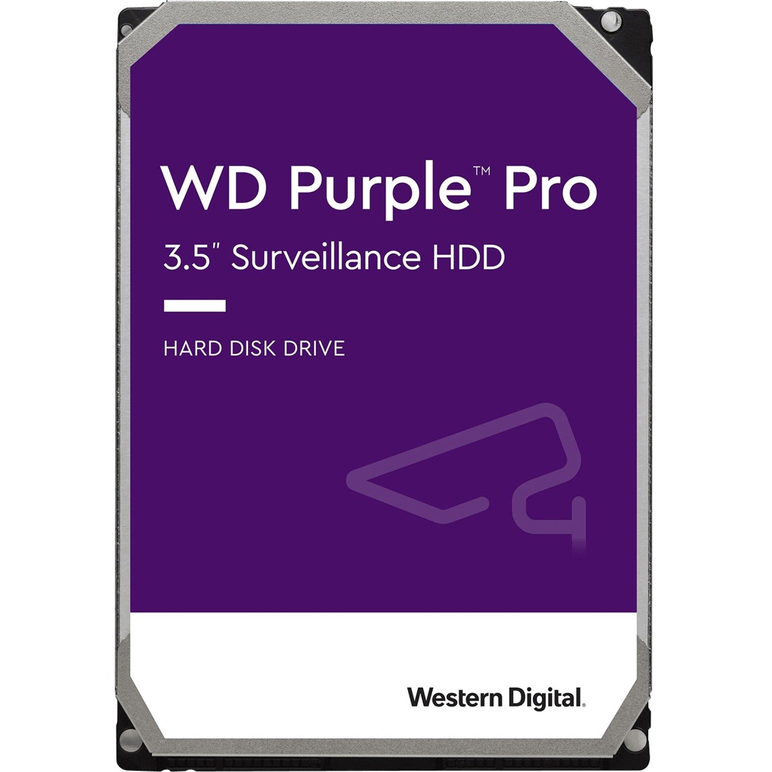 WD 10TB WD Purple Pro Surveillance Internal Hard Drive HDD WD101PURP - 7200 RPM, SATA 6 Gb/s, 256 MB Cache, 3.5 Inch