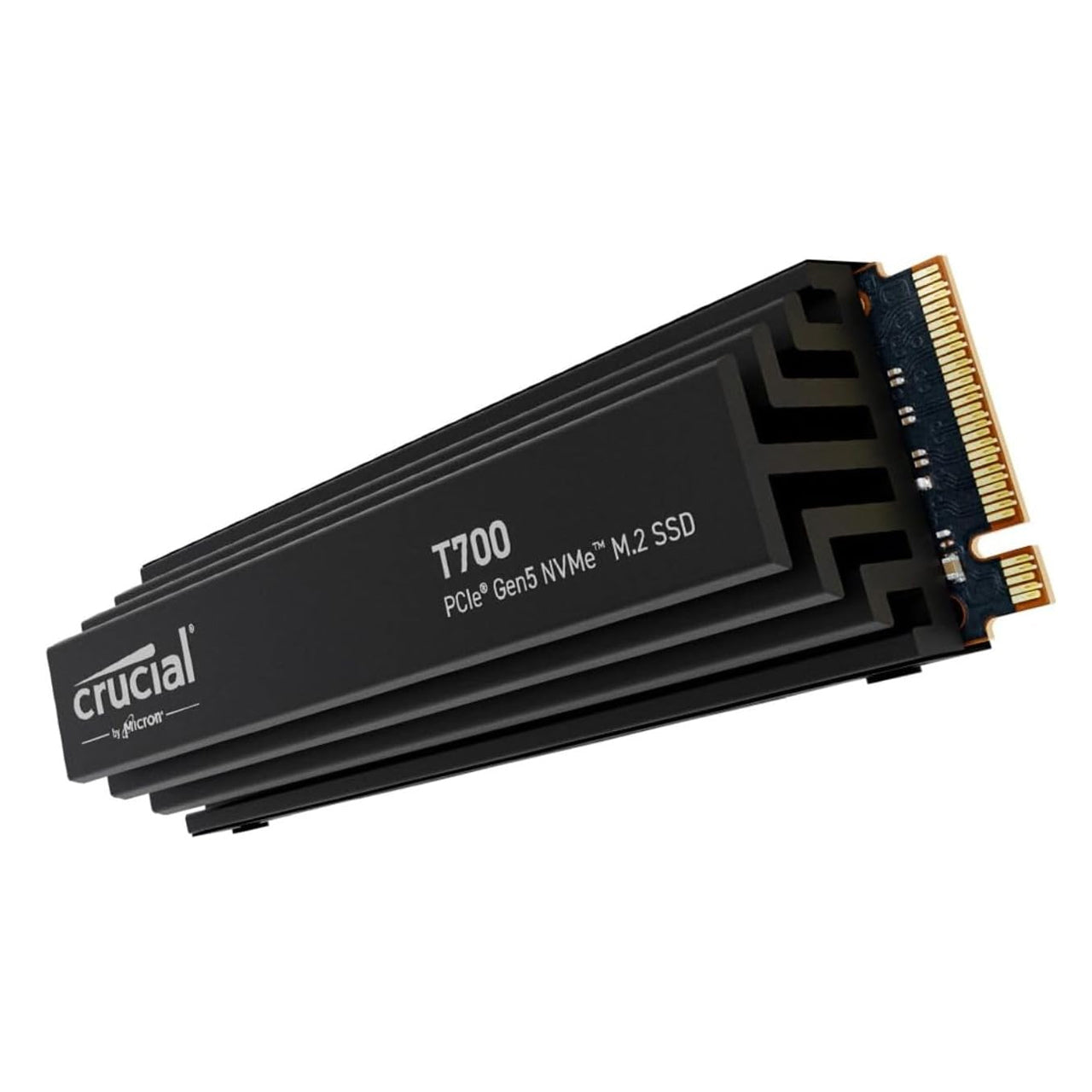 Crucial T700 1TB PCIe 5.0 x4 M.2 SSD, up to 11700 MB/s with Heatsink Internal Solid State Drive (CT1000T700SSD5)