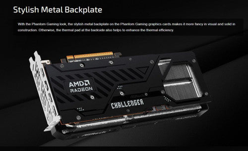 ASRock VG-9070CL16G AMD Radeon RX 9070 Challenger 16GB 2520 MHz 20 Gbps GDDR6 256Bit GPU Triple Fan 700W Graphics Card
