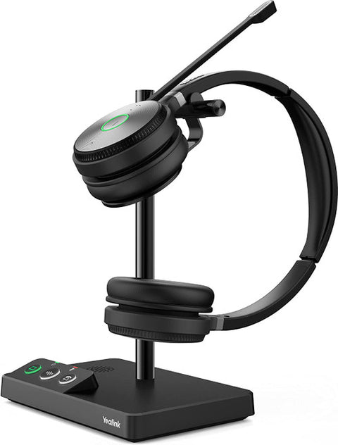 Yealink WH62 Duo UC Wireless Noise Canceling Headset USB Enabled Desk Phones Computers WH62 Dual UC