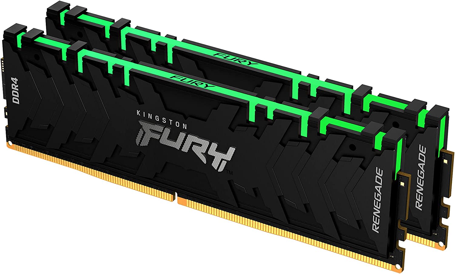 Kingston Fury Renegade RGB 32GB (2 x 16GB) 3200MHz DDR4 CL16 Dual Memory Kit KF432C16RB1AK2/32