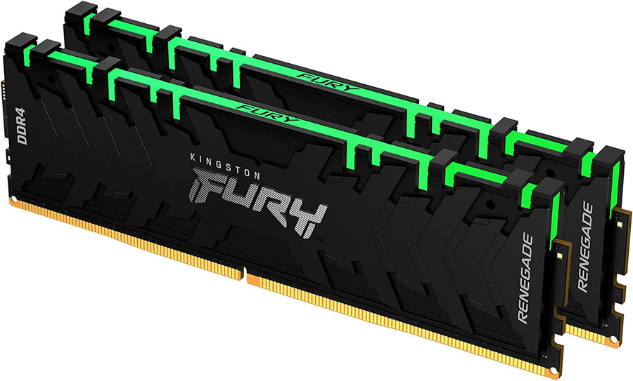 Kingston Fury Renegade RGB 32GB (2 x 16GB) 3200MHz DDR4 CL16 Dual Memory Kit KF432C16RB1AK2/32