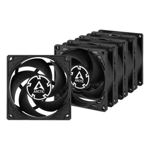 Arctic ACFAN00153A P8 Value Pack 5-Pack 80mm Case Fan - Black/Black