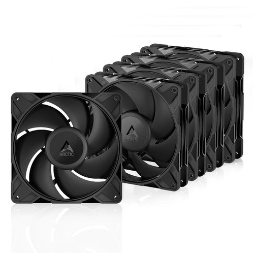 Arctic ACFAN00319A P14 Pro PST 140 mm PWM Fan w/ Y-Cable Splitter 400-2500 RPM Fluid Dynamic Bearing,4-Pin 5 Pack- Black