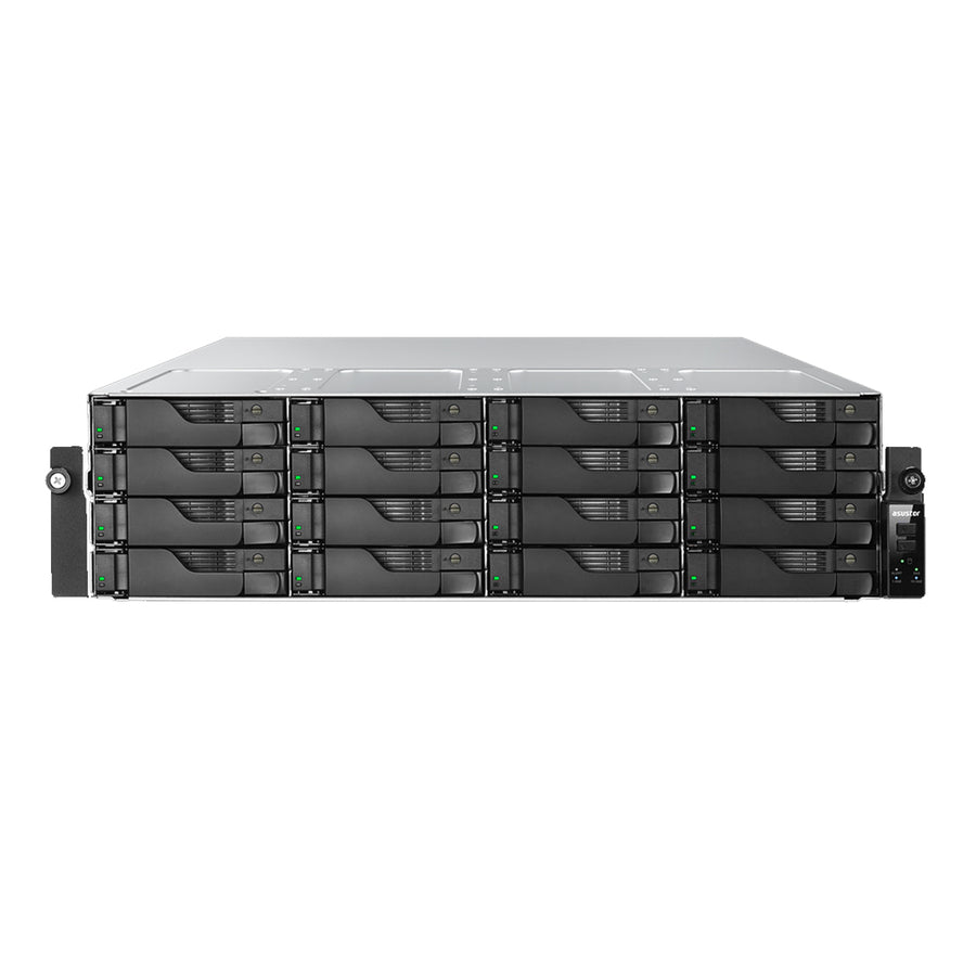Asustor AS7216RDX Lockerstor 16 Pro Gen2 16 Bay NAS, Octa-Core 3.8GHz,2x10GbE, 16GB DDR5,3U Rackmount Server (Diskless)