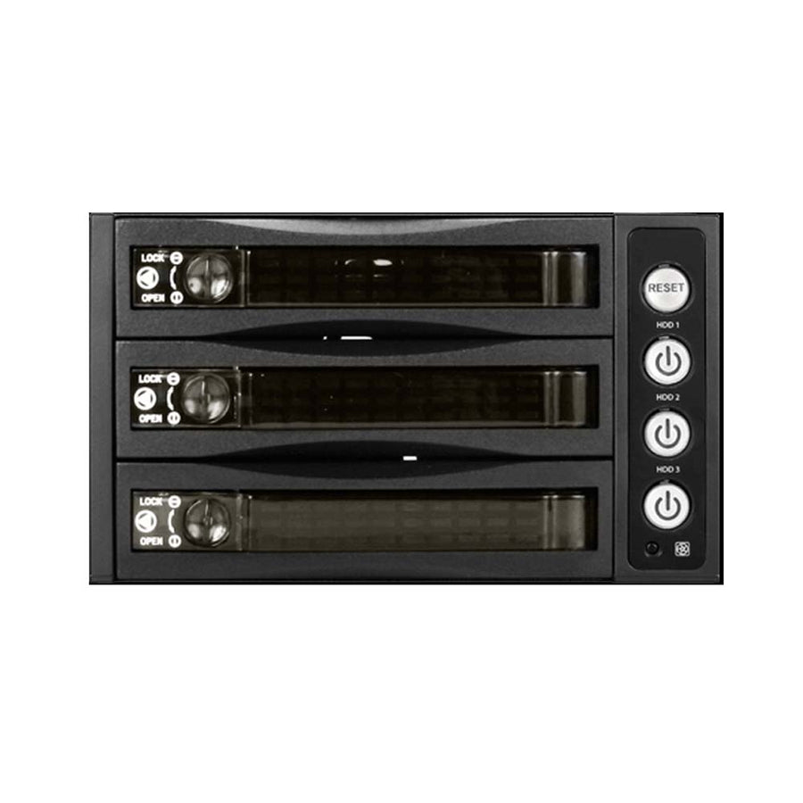iStarUSA BPU-230HD-BPL 2x5.25 to 3x3.5 12G Rack BPL