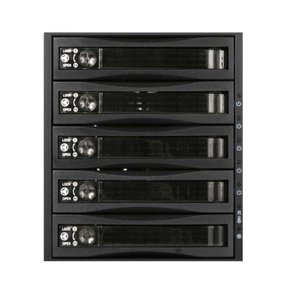 iStarUSA BPU-350HD-BPL 3x5.25 to 5x3.5 12G Rack BPL