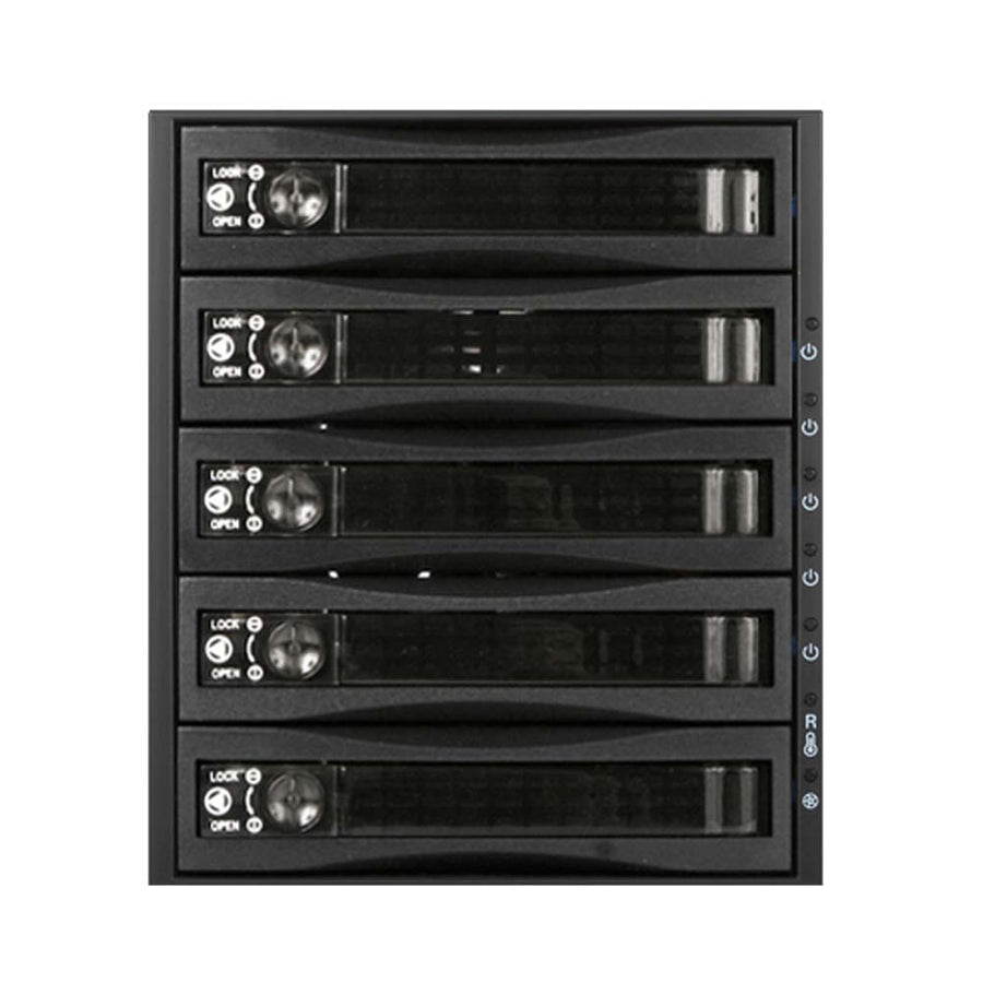 iStarUSA BPU-350HD-BPL 3x5.25 to 5x3.5 12G Rack BPL