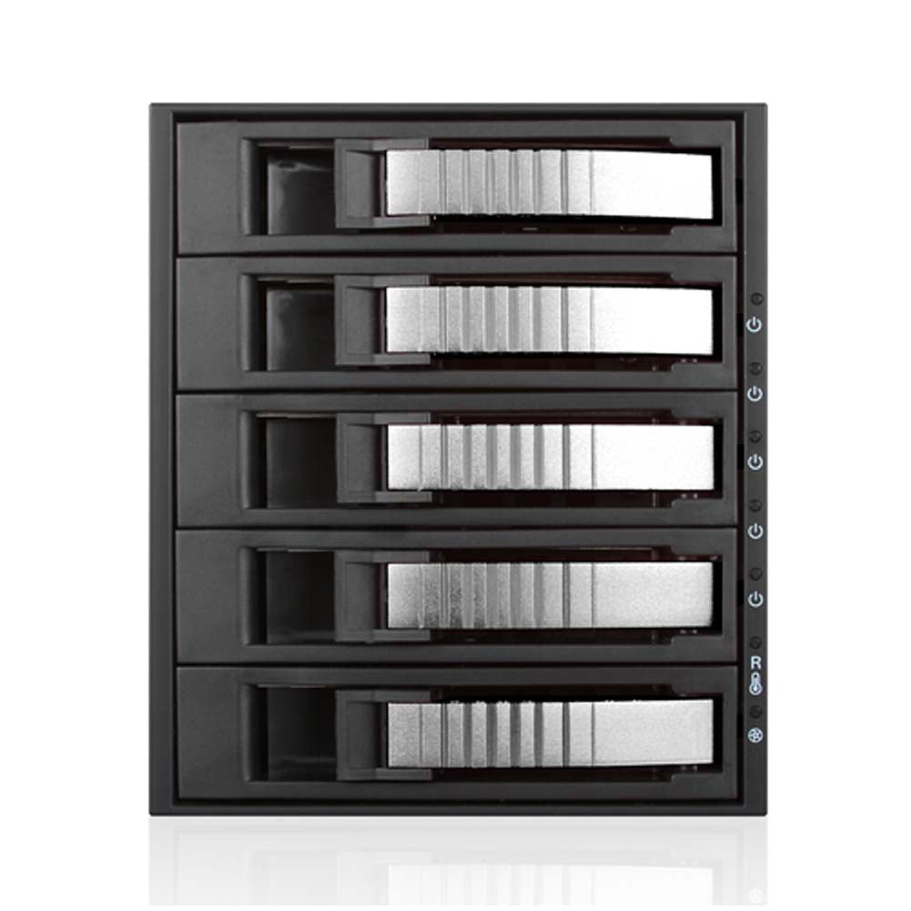 iStarUSA BPU-350HD-SILVER 3x5.25 to 5x3.5 12G Rack Silver