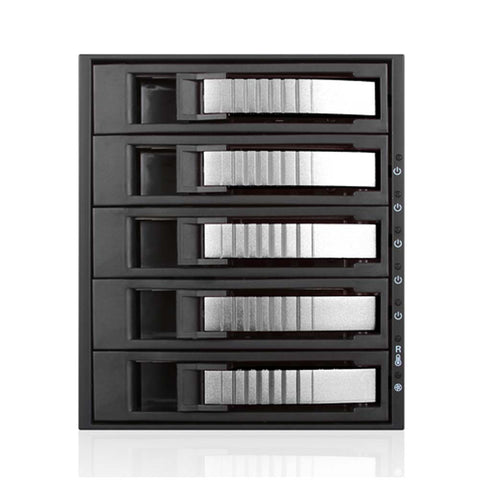 iStarUSA BPU-350HD-SILVER 3x5.25 to 5x3.5 12G Rack Silver