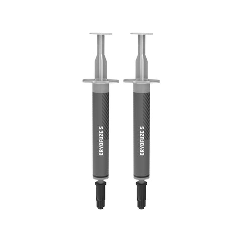 Cooler Master MGY-ADSK-N03G-R1 CryoFuze 5 Thermal Paste, Nanoparticles, CPU/GPU Temp-50°C to 240°C for CPU, GPU Coolers - Black (Pack of 2)