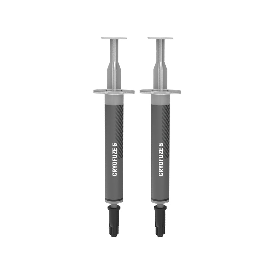 Cooler Master MGY-ADSK-N03G-R1 CryoFuze 5 Thermal Paste, Nanoparticles, CPU/GPU Temp-50°C to 240°C for CPU, GPU Coolers - Black (Pack of 2)