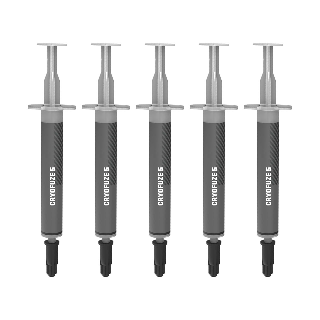 Cooler Master MGY-ADSK-N03G-R1 CryoFuze 5 Thermal Paste, Nanoparticles, CPU/GPU Temp-50°C to 240°C for CPU, GPU Coolers - Black (Pack of 5)