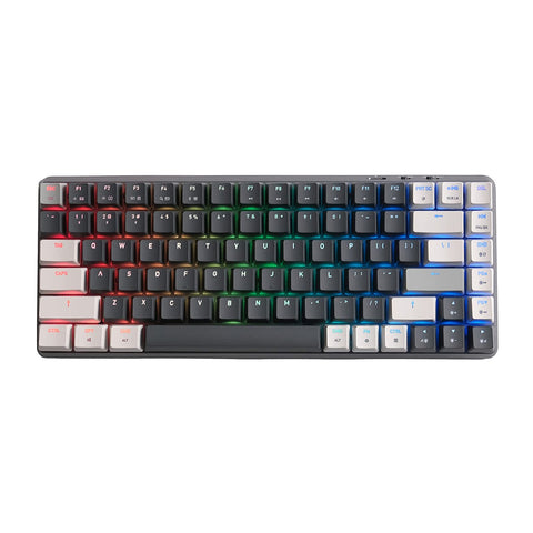 Azio CRG2G201 Cascade Wireless Backlit Mechanical Keyboard, G-Pro Brown Switch, Space Gray Base, Gray KC - Galaxy Dark