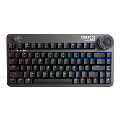 Azio FK201 FOQO Wireless Mechanical Keyboard with Brown Switches - Space Grey