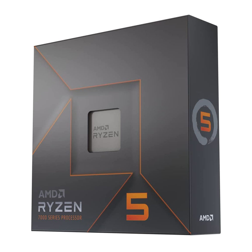 AMD 100-100000593WOF Ryzen 5 7600X 6-Core 12-Thread 4.7 GHz - Socket AM5 - 105W, Unlocked Desktop Processor