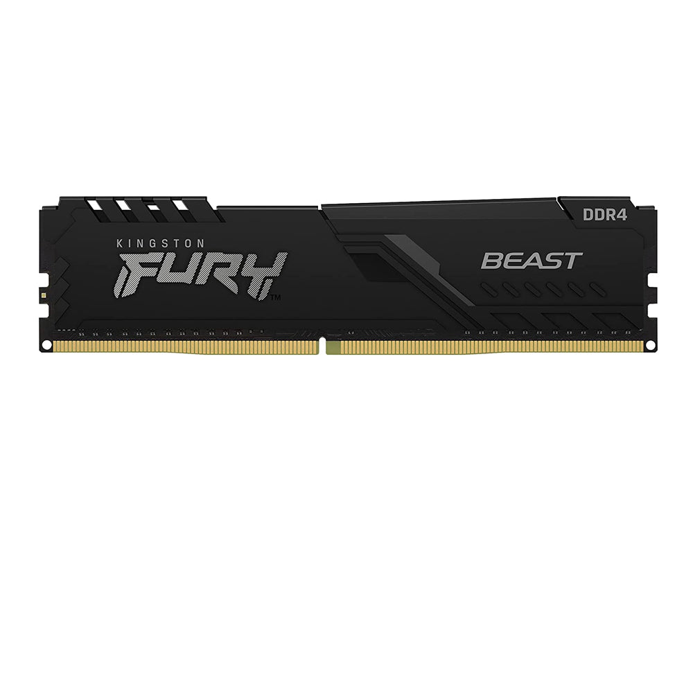 Kingston FURY Beast 32GB 3200MHz DDR4 CL16 Desktop Memory Single Module, Black KF432C16BB/32