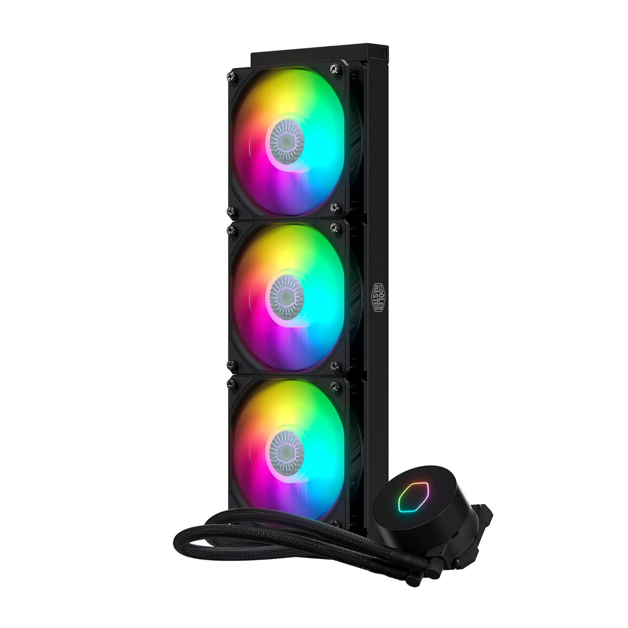 Cooler Master MasterLiquid ML360L ARGB V2 120mm 4-Pin PWM 1800RPM AIO Liquid Cooler - Black (MLW-D36M-A18PA-R2)