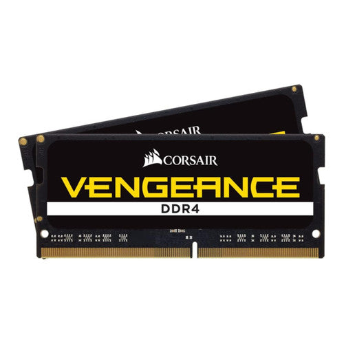 Corsair CMSX32GX4M2A3200C22 Vengeance SODIMM DDR4 RAM 32GB (2x16GB) 3200MHz CL22 Intel AMD Laptop Notebook Memory - Black