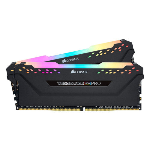 Corsair CMW32GX4M2E3200C16 Vengeance RGB PRO DDR4 RAM 32GB (2x16GB) 3200MHz CL16 Desktop Computer Memory - Black