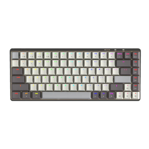 Azio CRG2G104 Cascade Wireless Backlit Mechanical Keyboard, Gateron Brown Switch, Bronze Base, Beige KC - Galaxy Light