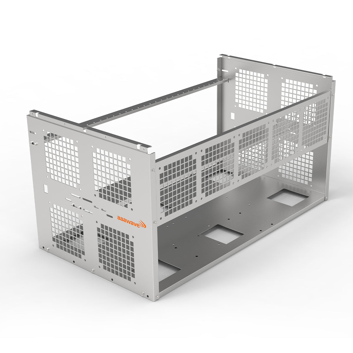 AAAwave 6-10 GPU Galvanized Steel Open Frame Mining Rig Frame Chassis for Cryptocurrency ETH RVN ERGO FLUX