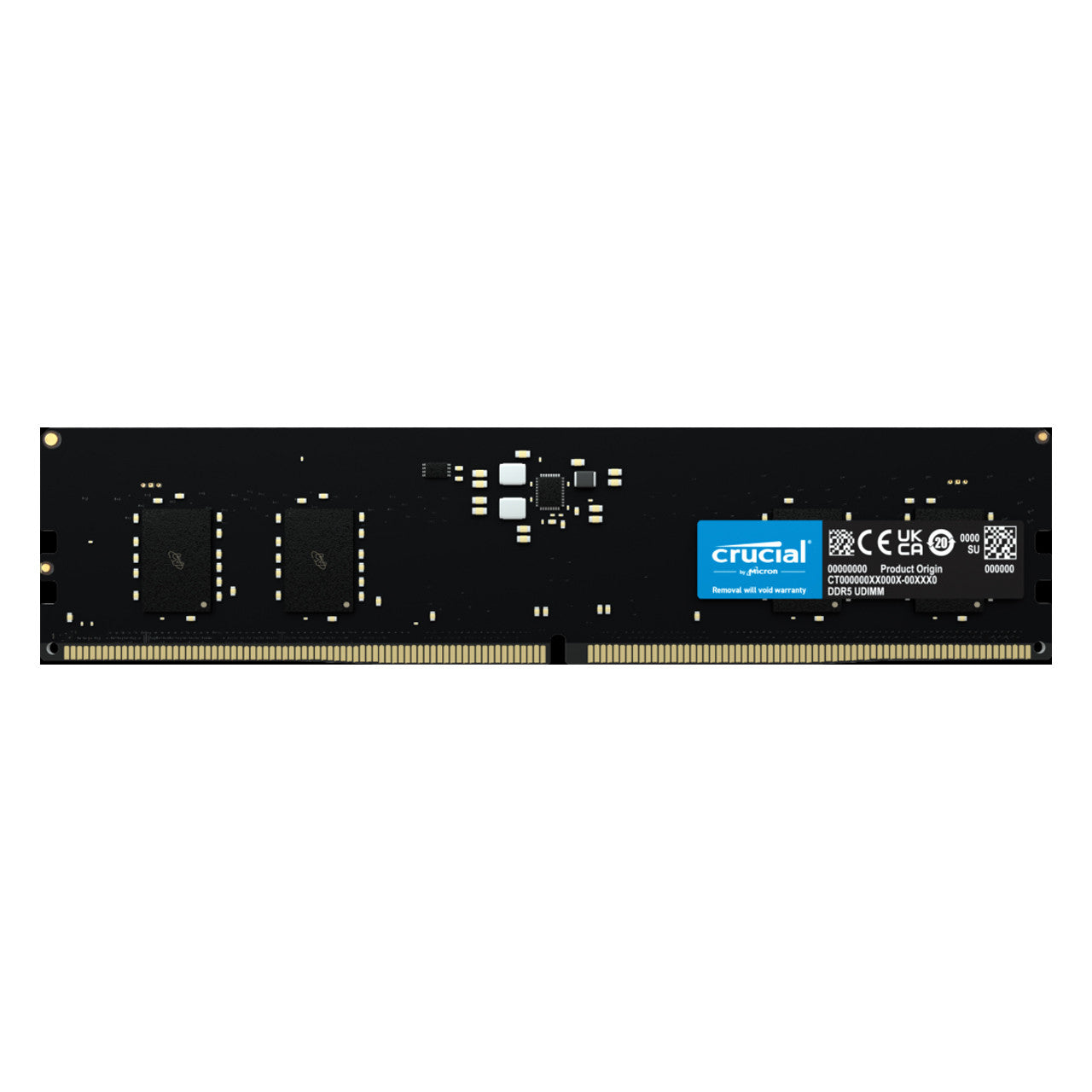 Crucial CT8G56C46U5 RAM 8GB DDR5 5600MHz (5200MHz or 4800MHz) Desktop Memory