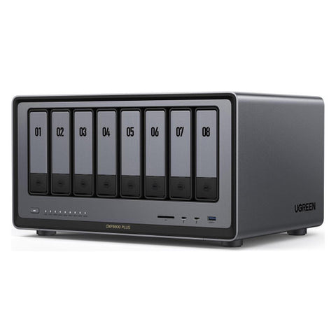 UGREEN NASync DXP8800 Pro, 8-Bay Thunderbolt NAS with Intel 10-Core i5 CPU 2*10GbE, 8K HDMI, 2*TBT4 ,SD Slot (Diskless)