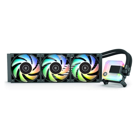 EKWB D-RGB 360mm All-in-One CPU Cooler with EK-Vardar PMW Fans, Water Cooling Compatible Intel & AMD EKAIO360
