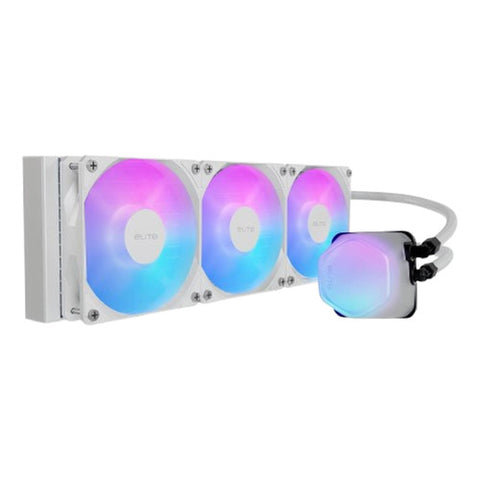 Cooler Master ELW-D36M-A21DA-RW 360 Elite CPU Liquid Cooler, aRGB,AMD Ryzen 9 AM5|4, Intel Ultra i9 LGA 1851|1700-White