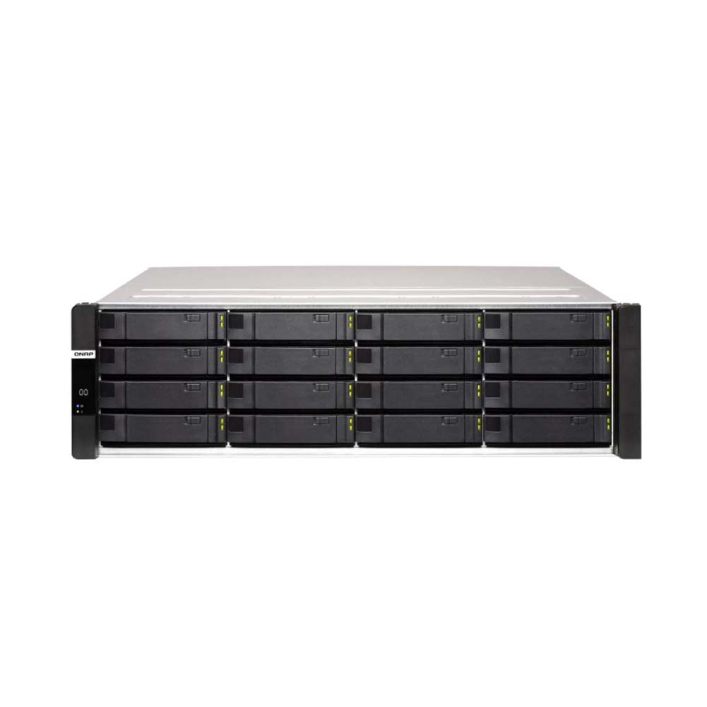 Qnap ES1686dc-2142IT-96G 16-Bay Dual Controller ZFS NAS and iSCSI/ IP-SAN. 3U, SAS 12G Network Storage