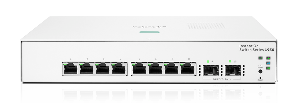 HPE Networking Instant On 1930 8-Port Gb Ethernet 8 x GE, 2X 1G SFP, L2+ Smart Switch US Cord | JL680A#ABA