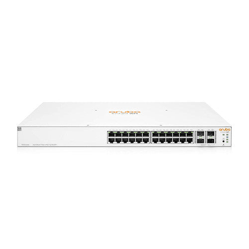 HPE Networking Instant On 1930 24-Port Gb Ethernet 24xGE PoE (370W), 4X 1G/10G SFP+, L2+ Smart Switch US Cord | JL684A#ABA