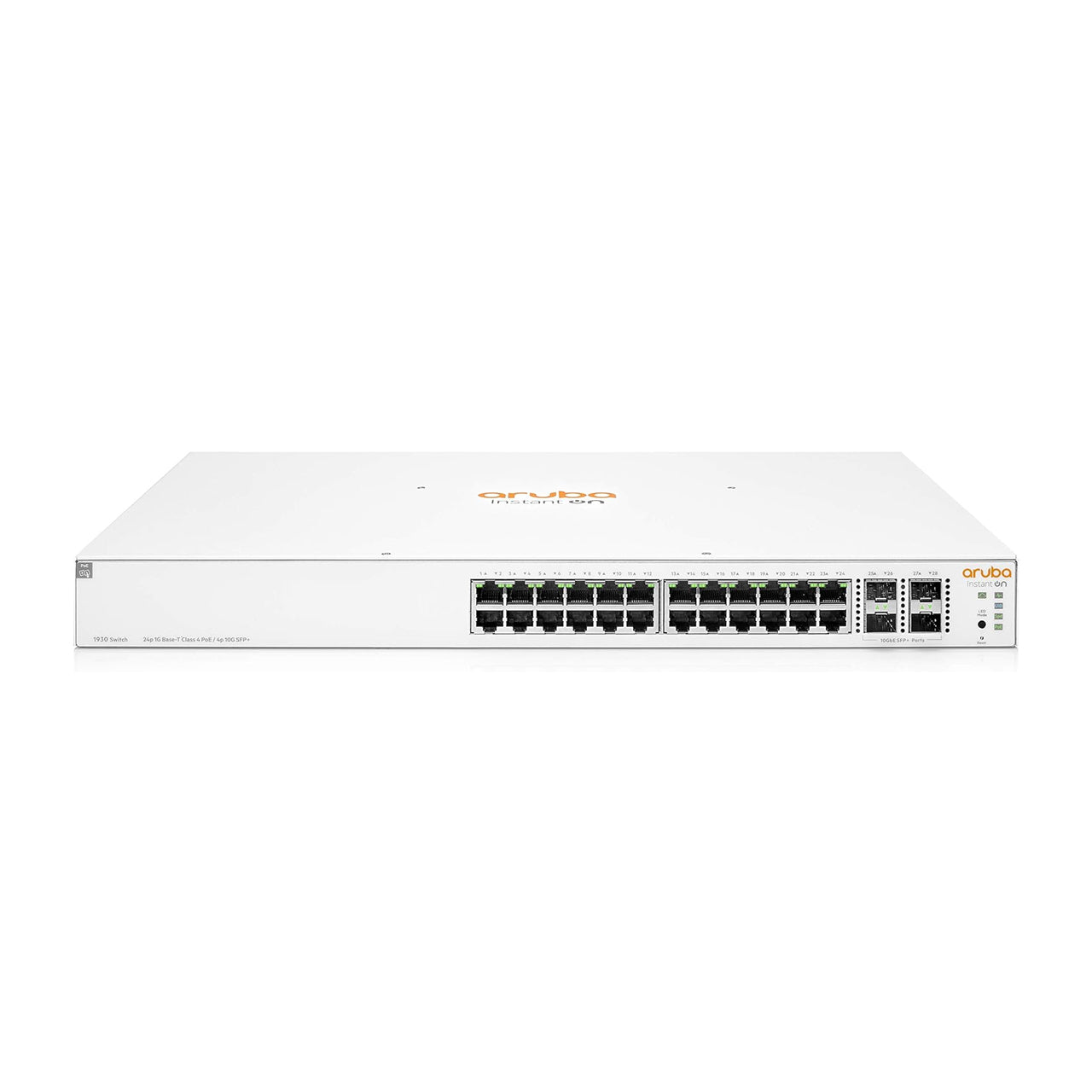 HPE Networking Instant On 1930 24-Port Gb Smart-Managed Layer 2+ Ethernet Switch with PoE | 24x 1G | 4X SFP+ | JL684B#ABA