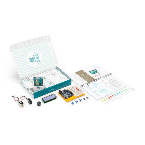 Arduino K000007_R4 Starter Kit R4 Learn Electronics & Coding w/ The UNO R4 WiFi Board, 13 Guided Projects Printed Book