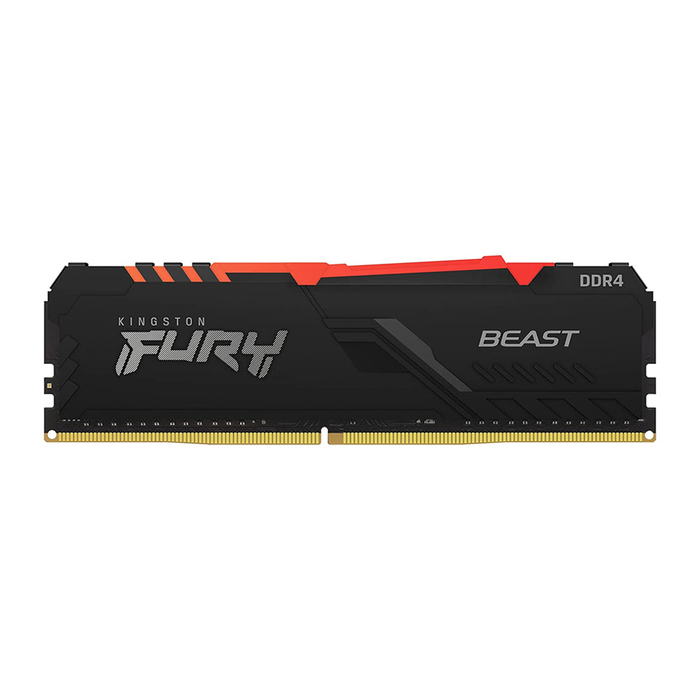 Kingston KF432C16BBA/32 FURY Beast RGB 32GB 3200MHz DDR4 CL16 Desktop Memory Single Stick