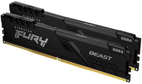 Kingston Fury Beast 16GB (2x8GB) 3200MHz DDR4 CL16 288pin DIMM Memory Kit KF432C16BBK2/16