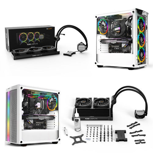 be quiet! Pure Loop 2 FX 240mm, Liquid Cooler for Intel or AMD, ARGB, 120mm PWM High-Speed Fan -Black (BW013)