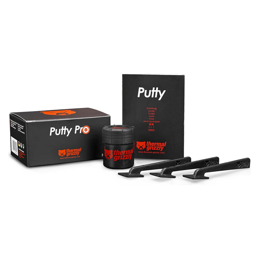 Thermal Grizzly TG Putty Pro High-Performance Electrically Non-Conductive Thermal Putty for GPU and PCB Applications, 30g TG-P-P-030
