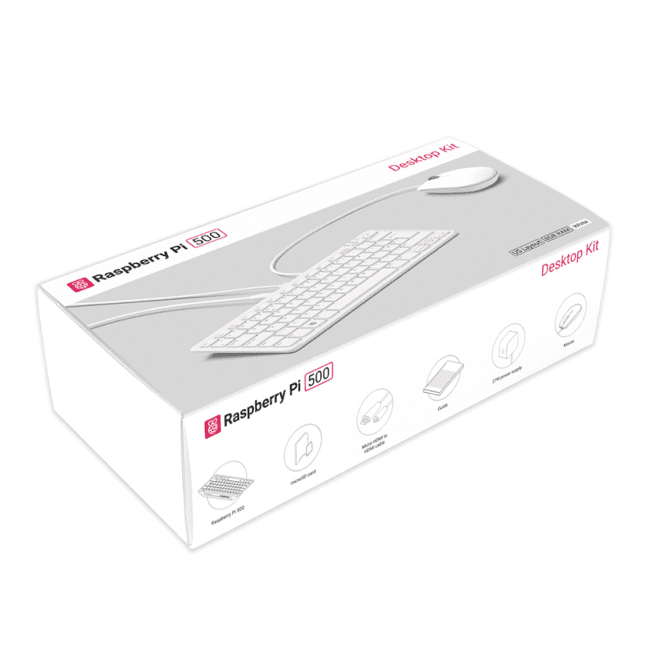 Raspberry Pi SC1285 Pi 500,Desktop Kit Computer (US) including cable,mouse and PSU
