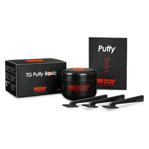 Thermal Grizzly TG-P-B-100 Putty Basic 100g Electrically Non-Conductive Thermal Interface for GPU Modding,Thermal Pad