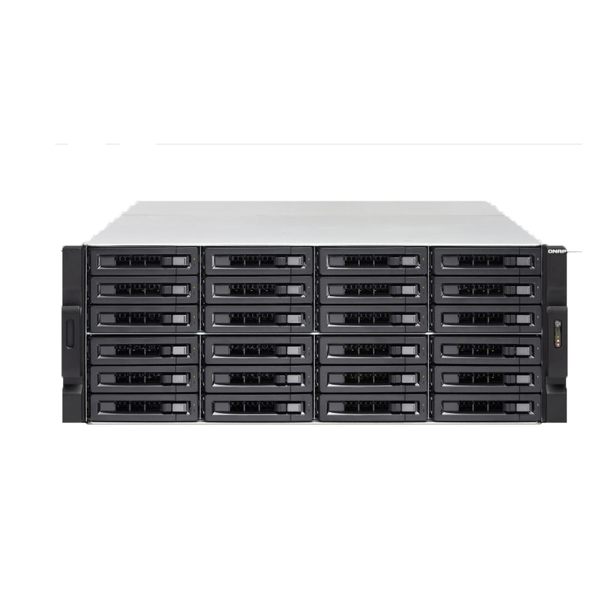 QNAP TS-2483XU-RP-E2136-16G-US 4U 24-Bay 10GbE NAS and iSCSI IP-SAN, Intel Xeon E-2136 6-core 3.3 GHz ,16 GB DDR4 ECC