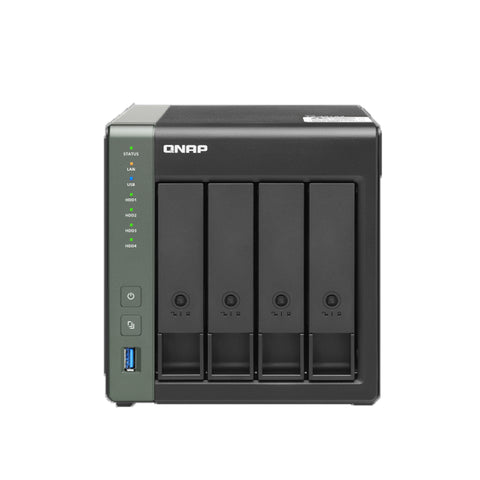 QNAP TS-431KX-2G 4-Bay ARM-based NAS with Hardware Encryption Quad Core 1.7GHz, 2GB RAM, 1 x 10GbE(SFP+), 2 x 1GbE