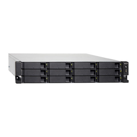 QNAP 2U 12-Bay QTS hero NAS, AMD Ryzen 7 3700X , 128GB DDR4 RAM ,500W redundant power supply TS-H1277XU-RP-3700X-128G-US