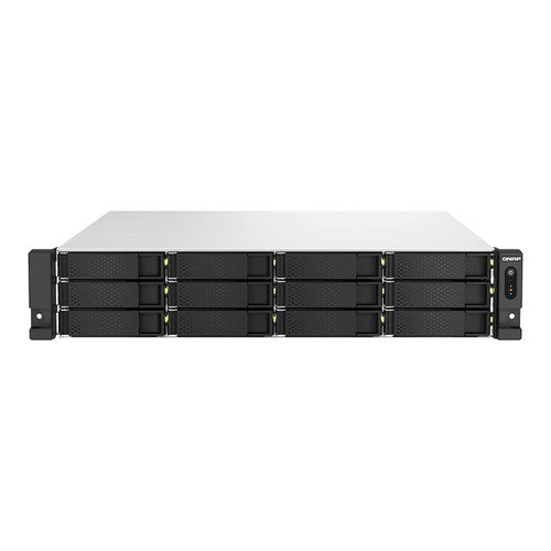 QNAP 18-Bay 2U rackmount NAS, Intel Xeon E-2334 ,16 GB ECC DDR4, USB 3.2 Gen2,550W redundant TS-H1887XU-RP-E2334-16G-US