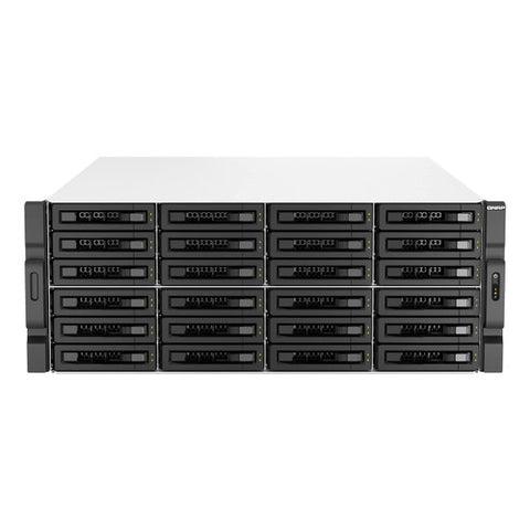 QNAP 22-Bay 3U rackmount NAS, Intel Xeon E-2378, 64 GB ECC DDR4, USB 3.2 Gen2, 550W redundant TS-H2287XU-RP-E2378-64G-US