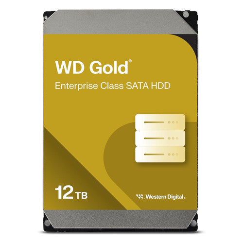 WD WD122KRYZ 12TB WD Gold Enterprise Class Internal Hard Drive - 7200 RPM Class, SATA 6 Gb/s, 512 MB Cache, 3.5"